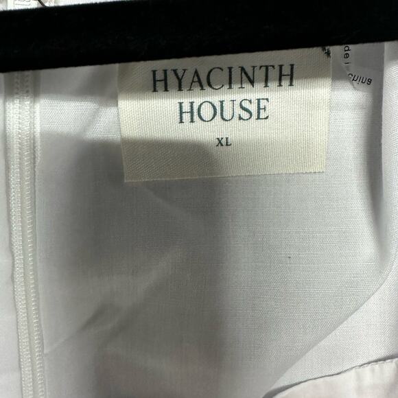 NWT Tuckernuck Hyacinth House Clemons Long Sleeve Puff Blouse White XL - Picture 2 of 4